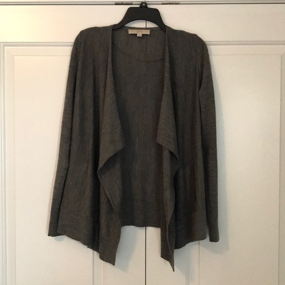 Ann Taylor Loft Open Front Cardigan - Picture 3 of 6